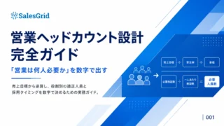 eBook:営業ヘッドカウント設計 完全ガイド 〜売上目標から「必要な採用数」を逆算する〜