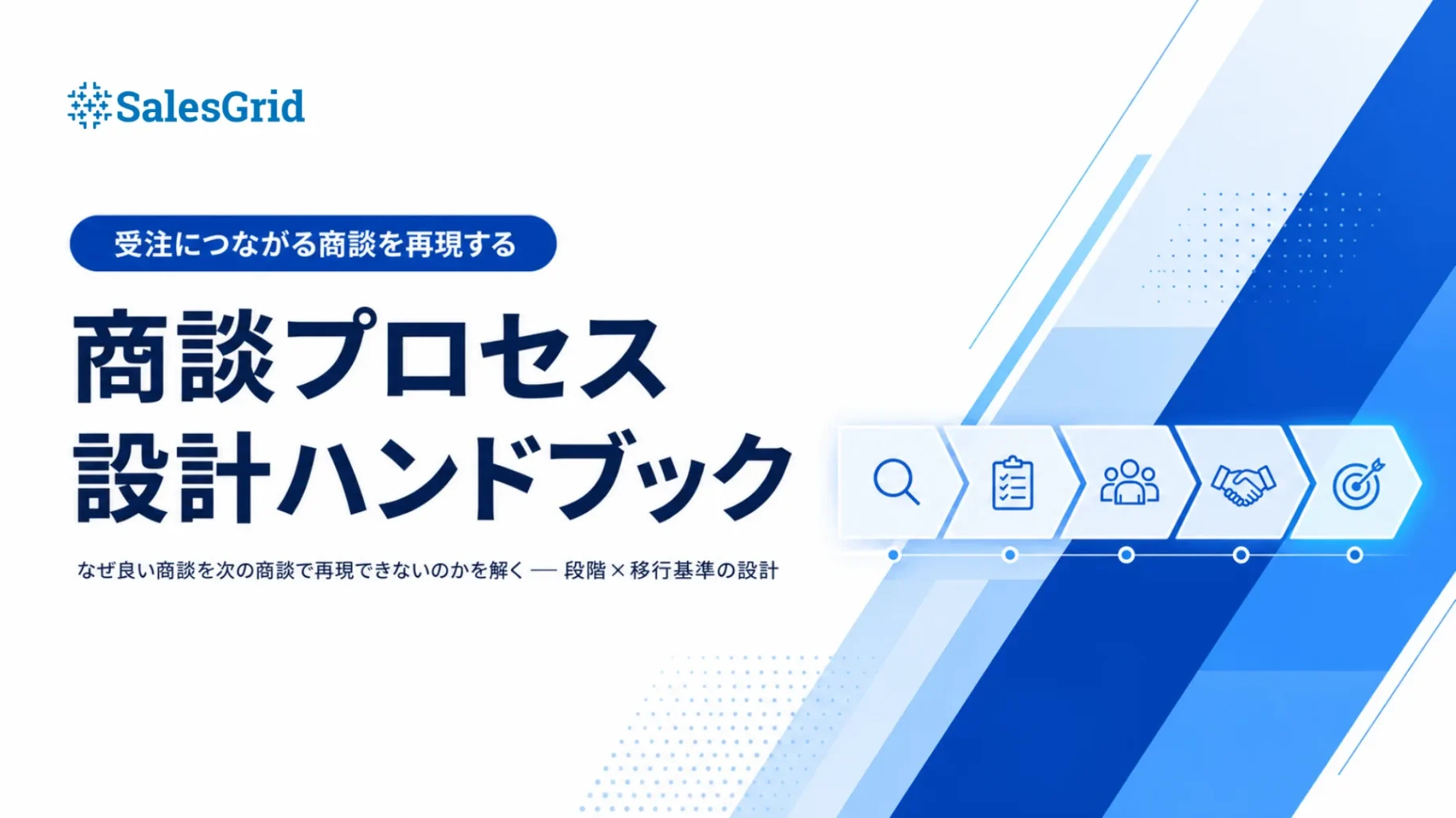 商談プロセス設計ハンドブック｜SalesGrid